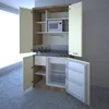 Mini kitchen 1m Concealed Hideaway Kitchen with ceramic hob