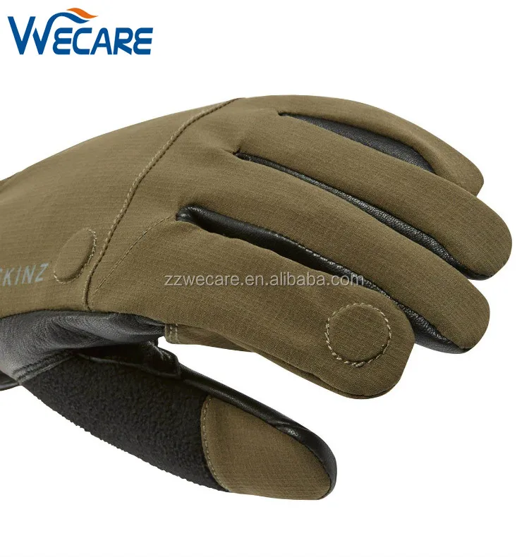 Fashion Work Man Driver Winter Hand Army Protection Motorcycle Leather Shooting Gloves