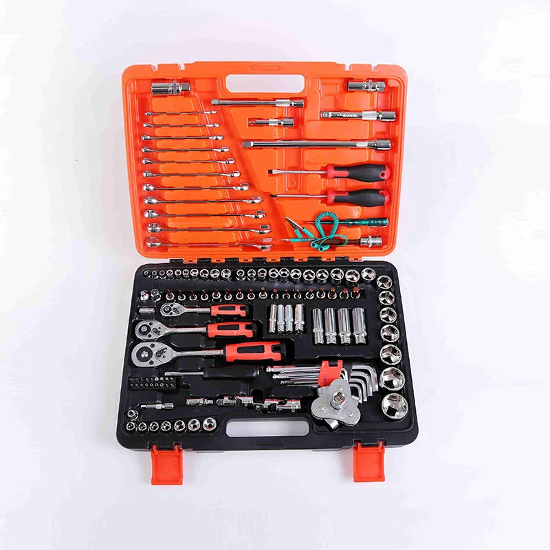 2018 121pcs automotive repair tool set with socket wrench set hand tool set