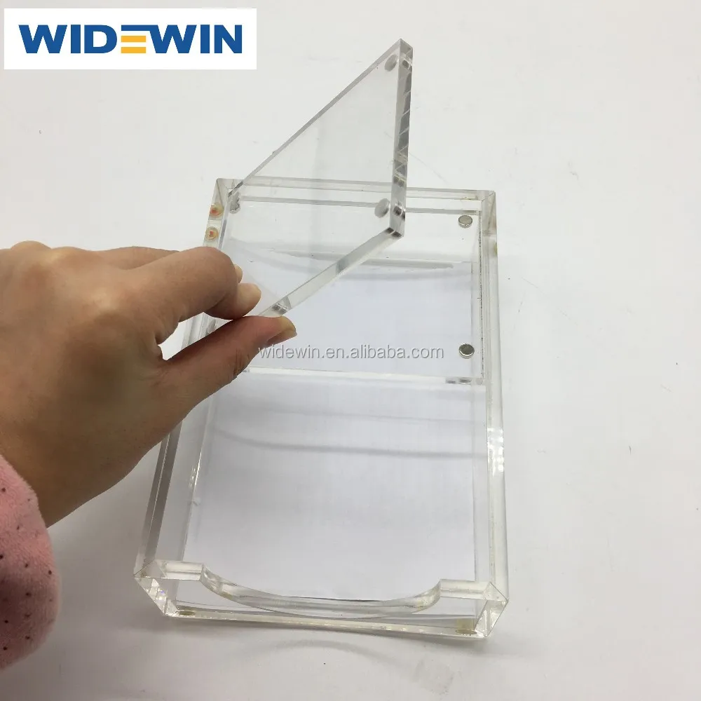 Acrylic Memo Holder With Photo Frames/acrylic Label Holders Buy