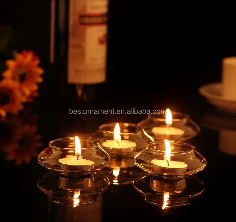 Clear Glass Bowl Floating Tealight Candle Holders Buy Replacement