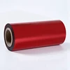 red color pet film for adhesive coating packaging color label Good flatness