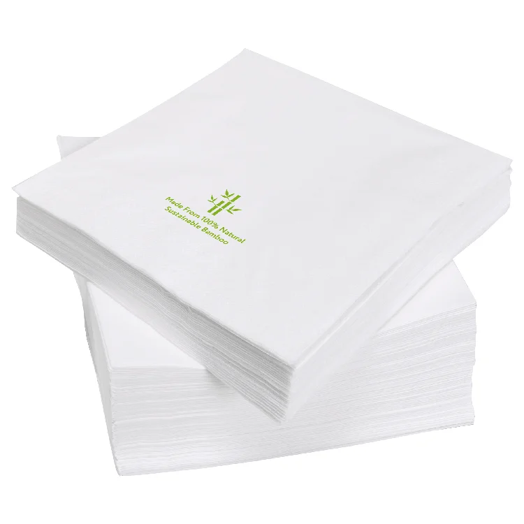 2ply 40*40cm Bleached Or Unbleached Bamboo Paper Dinner Napkin Buy