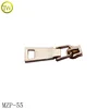 Custom blank logo custom metal zipper pull handbag zipper heads for business bags