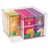 Plastic Open Front Food Storage Bin for Kitchen Cabinet, Pantry, Shelf Organizer Box Food Organizer