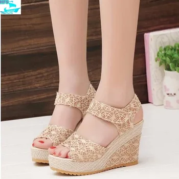 high wedge slippers