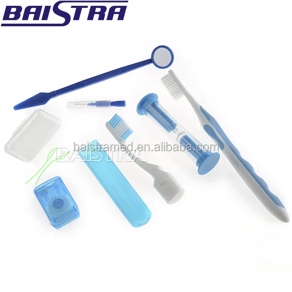 Dental Orthodontic Teeth Cleaning Kit 8 In 1/orthodontic Oral Care Kit