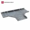 outdoor heavy loading slotted q195 cable tray bandeja portacable galvanized steel of maximum load 116kg used in thermal