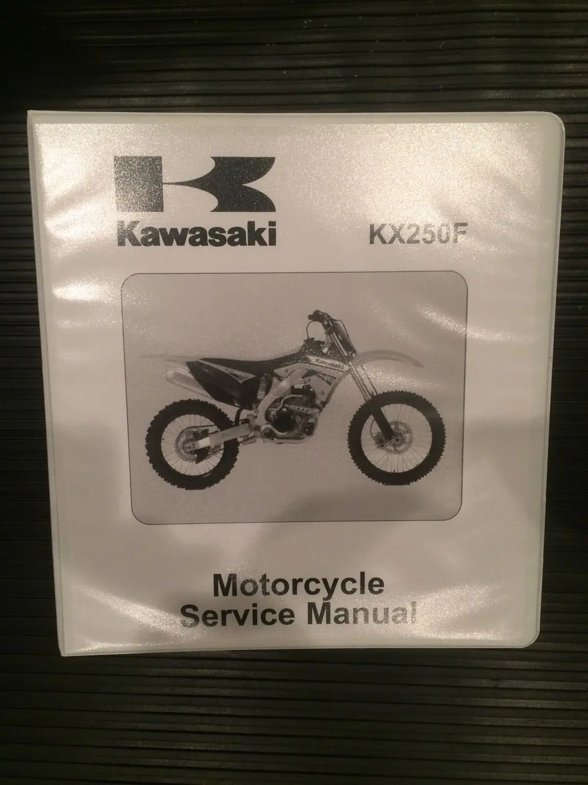 Get Quotations · Kawasaki 2011 2012 KX250F Service Repair Manual Book  Service