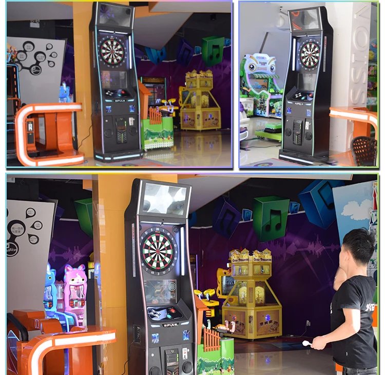 Coin Operated Dart Board Arcade Game Machine Amusement Park Electronic