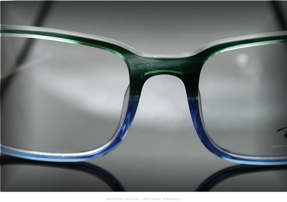 New Fashion Progressive Jade Color Optical Frame Design Acetate