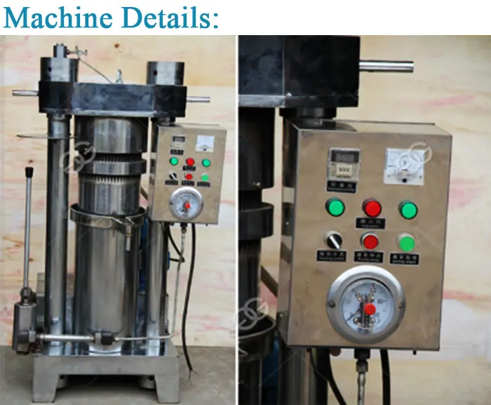 Hydraulic Oil Pressing Machine /oil Mill Machine/oil Expeller Machine ...