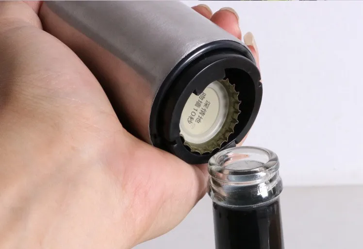 Custom Stainless Steel Push Down Pop Off Soda Automatic