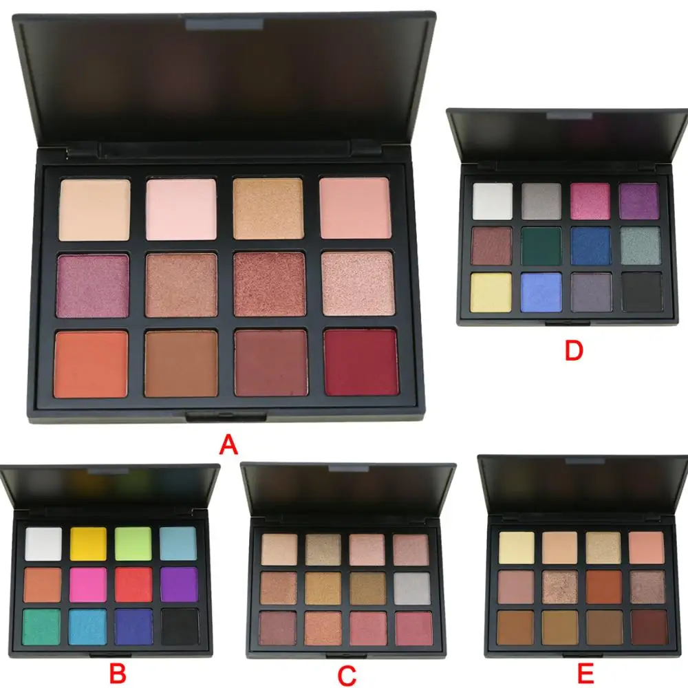 High Pigment Eyeshadow Pallet Private Label 12 Color Eyeshadow Palette