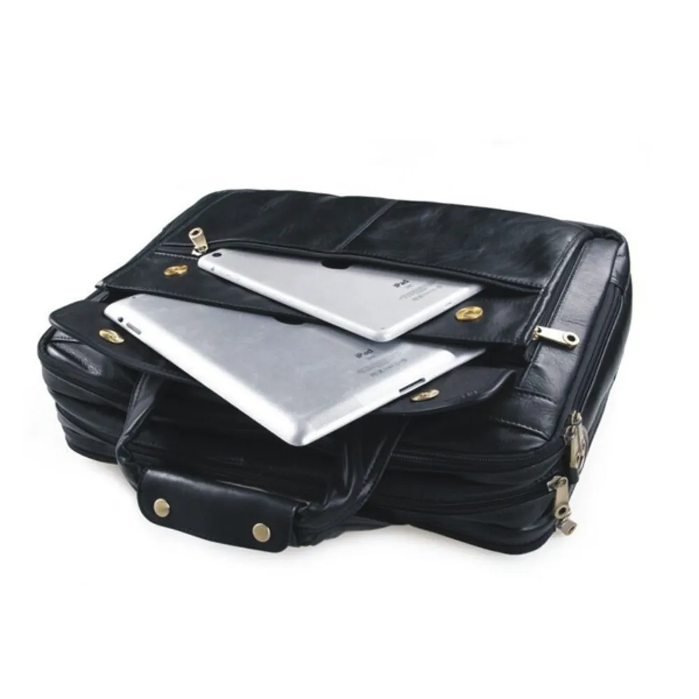 Good Quality Leather Briefcase Messenger Shoulder Laptop Bag - Buy ...