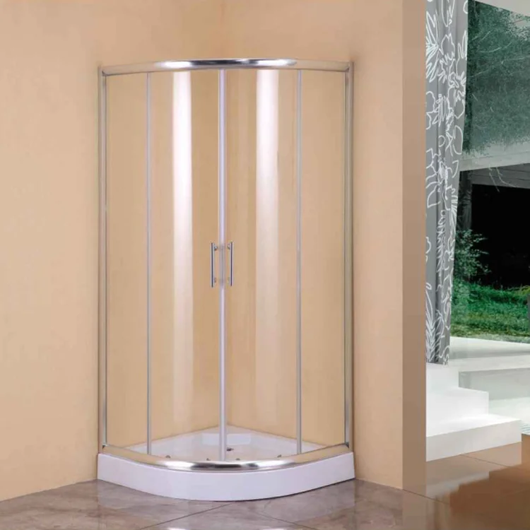 American Style Shower Glass Door,Round Pivot Shower Door,Tempered Glass Sliding Shower Door