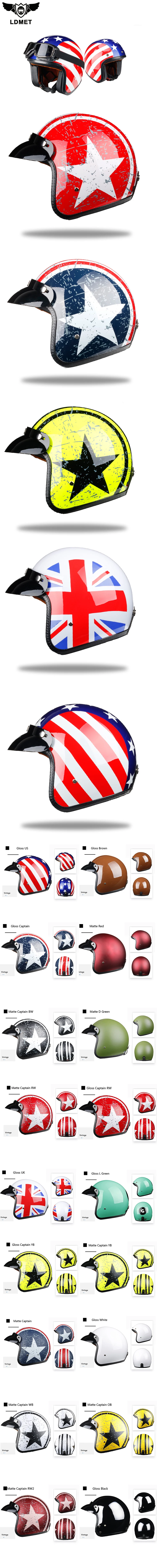 open face helmet