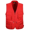 sleeveless work vest with many pockets/industrial outdoor working vest uniform manufacture/mens cotton fishing life jacket