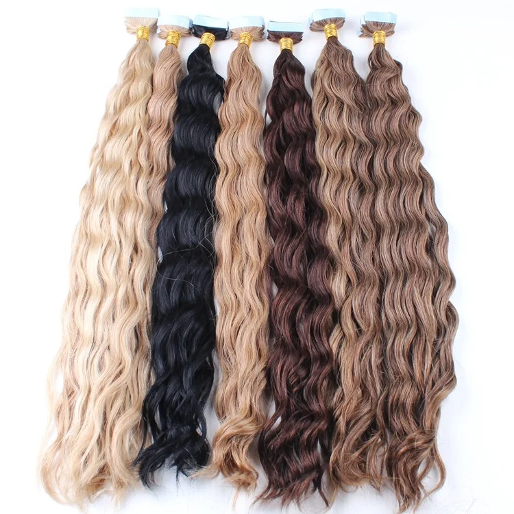 tape in extensions curly