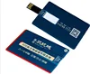 Promotional usb card flash drive credit card size with free full color logo printing
