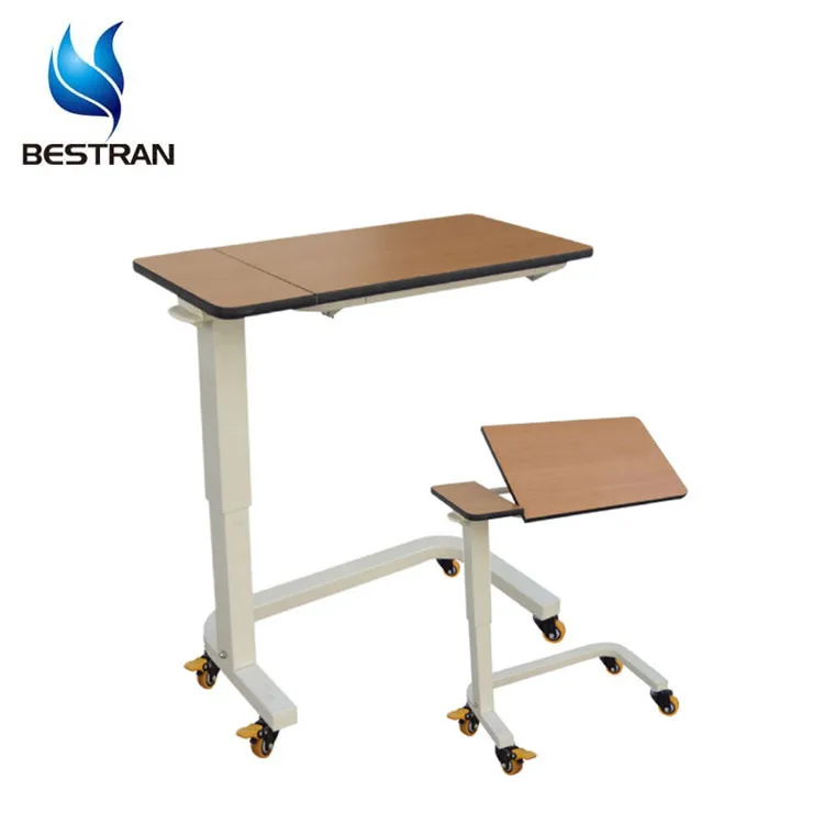 Btat007 Hospital Patient Bed Wooden Foldable Bedside Table For Sales