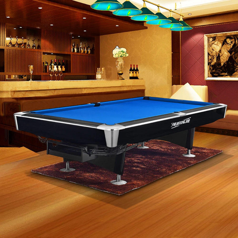 black slate pool table