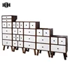 High quality solid small space new wood living room cupboard designs