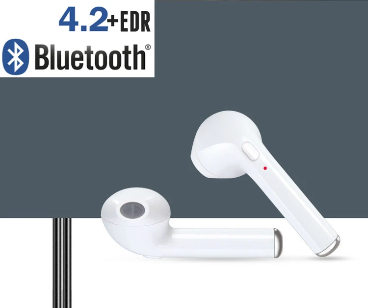 2018 new design TWS i7s TWS i8 wireless earbuds with charging case