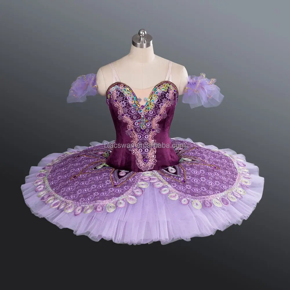 Adult Ballet Tutu Costume Dress Sleeping Beauty Lilac Fairy Silver Dance Platter