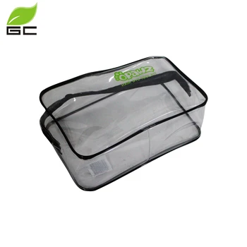 transparent zipper bag