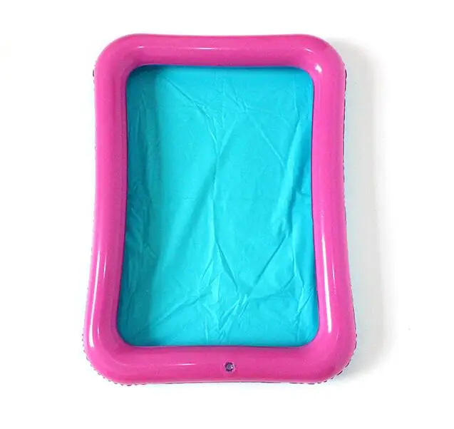 inflatable kids beach sandbox sand tray for magic play sand