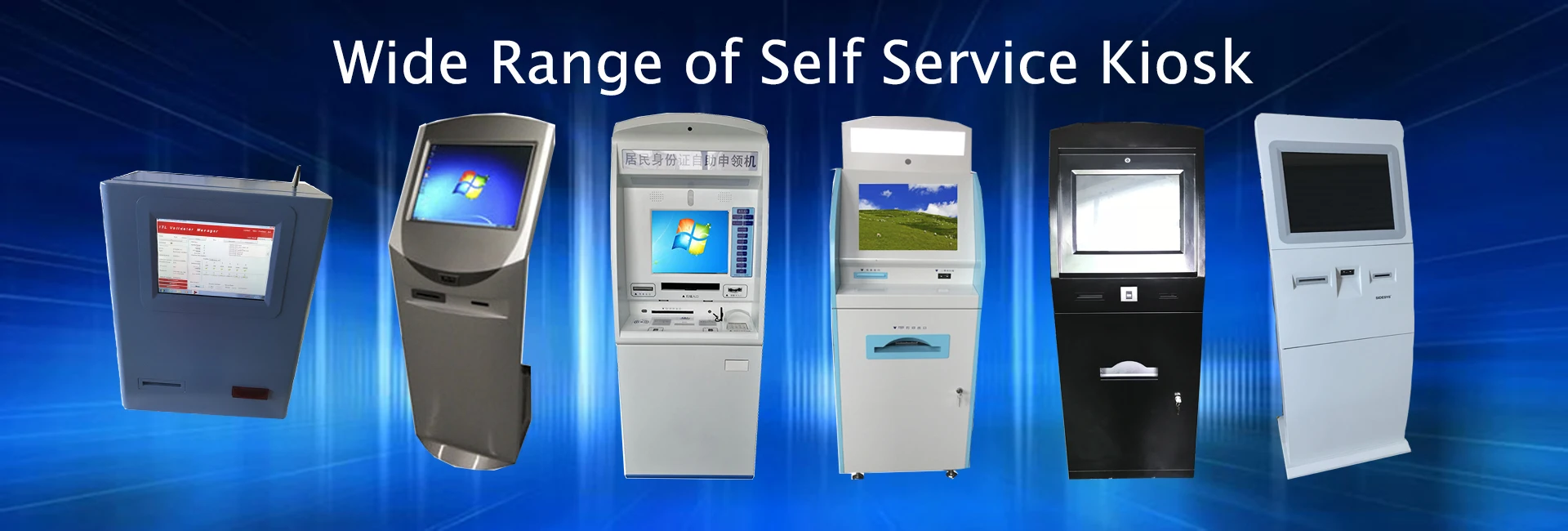 Hot selling wall mounted cash acceptor self-service bill payment kiosk