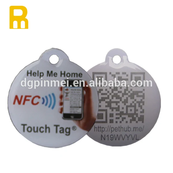 Nfc Pet Id Collar Rfid Tag,Qr Code Nfc Pet Tracking Dog Tag Rfid Buy