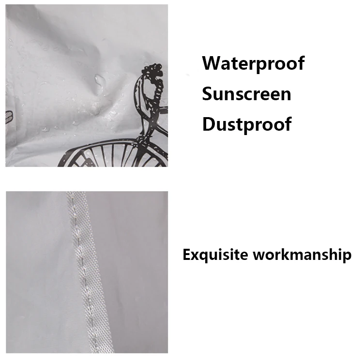 Promotional Waterproof Bicycle Cover Rain Cover Printed Motorcycle Cover