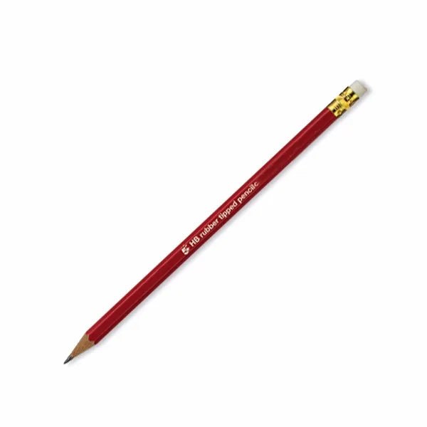 Promotional Wood Hb Pencil With Rubber Eraser - Buy Hb Pencil,Hb Pencil ...