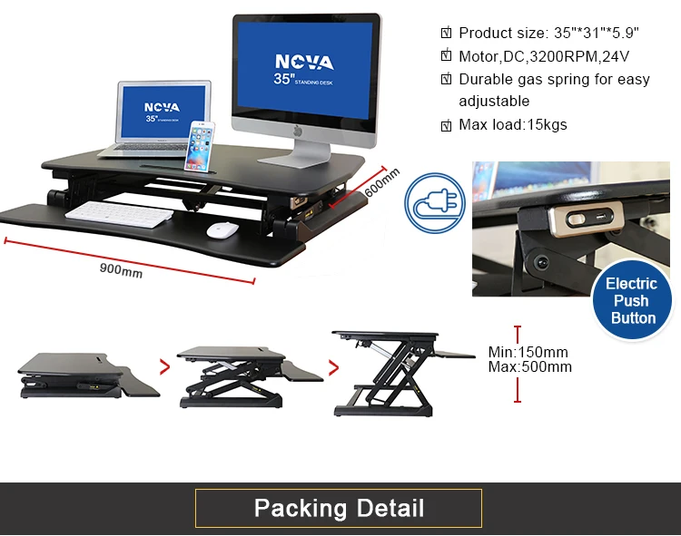 Electric Stand Up Desk Computer Sit Stand Desk Converter Buy Sit