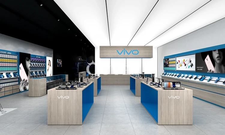 工厂电子移动商店柜台手机店室内设计的手机配件