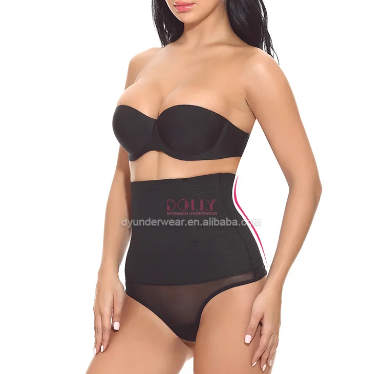 Sex High Waist Thong Shapewear High Compression Firm Control Tummy