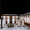 Customized brand cosmetics store design display cabinet boutiques retail shopping mall cosmetic shop display rack manufacturer