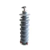 48KV Polymeric Metal oxide Station Surge Arrester Without Gaps For Distribution Line