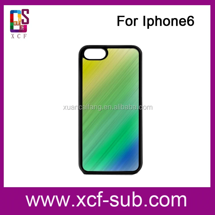 Hot selling sublimation phone case with aluminum sheet for ip6