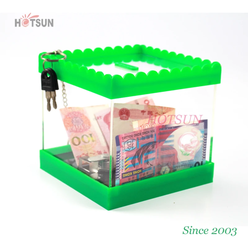 High Quality Lockable Donation Box Cheap Price Plastic Money Charity