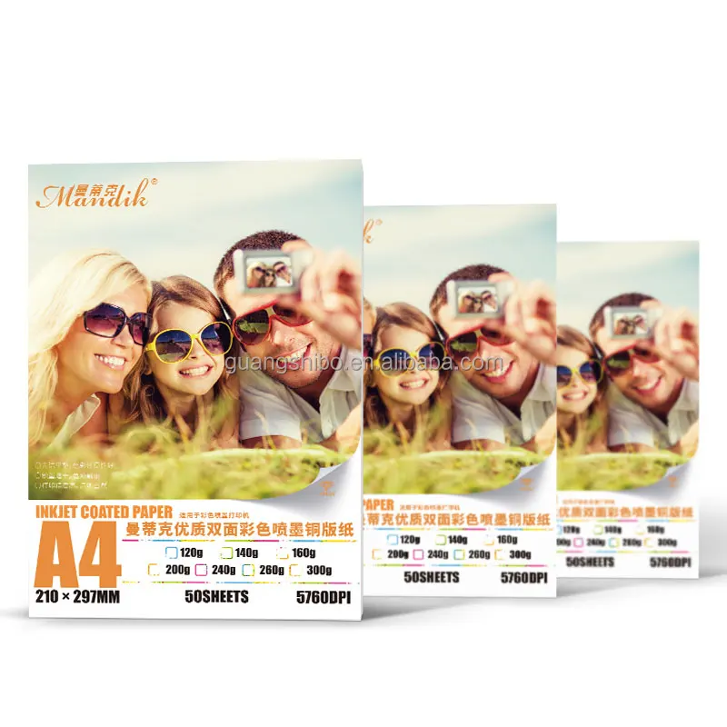 Wholesale epson double sided inkjet paper For Displayable Printouts 