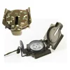 folding metal army green compass military compass with sight wire