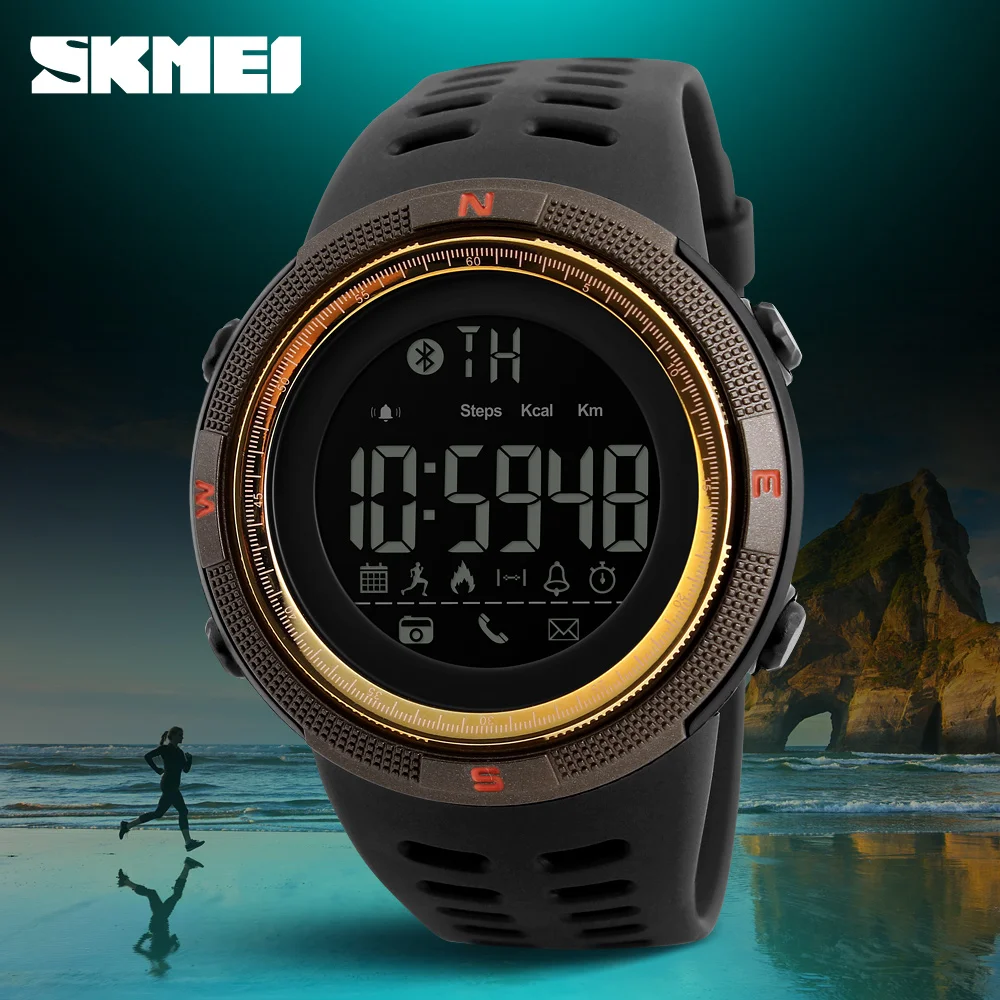 Hot selling skmei 1250 waterproof smartwatch mens watches