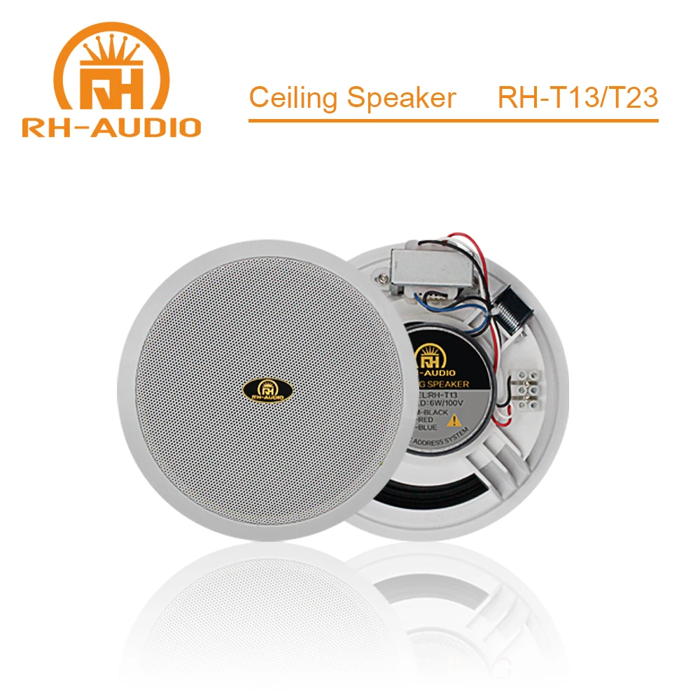 Rhaudio Wall Speaker Hotel Music System With Abs Enclosure For Indoor