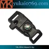 Yukai Out door hiking and camping survival fire starter whistle buckle with compass