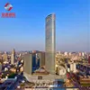 High-rise steel structure aluminum and glass curtain wall for buildings
