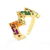 Summer Rainbow Vibe Bisuterias Icon New Year Prismy Lovers' Ring