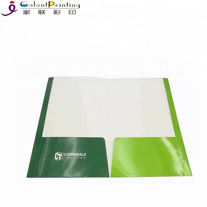 A4 Corporate & Presentation White Gloss Presentation Folder Multi